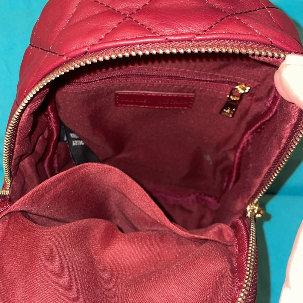 Badgley Mischka Maroon Mini Backpack NWT - Picture 6 of 6